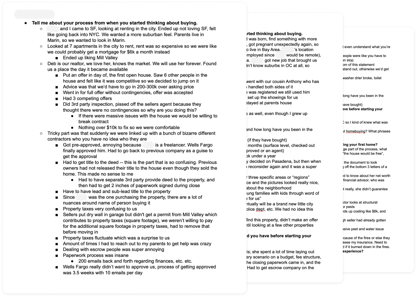 notes
